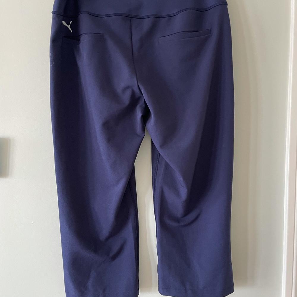 Capri puma pants navy blue size ladies extra large